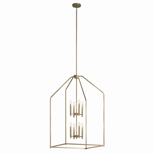 Madden Eight Light Foyer Pendant in Champagne Bronze (12|52724CPZ)