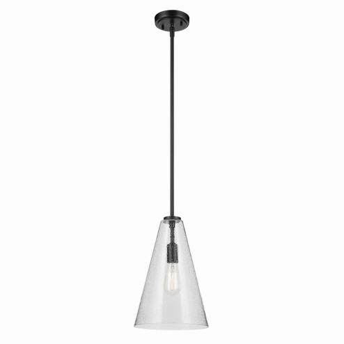 Everly One Light Pendant in Black (12|42199BKCS)