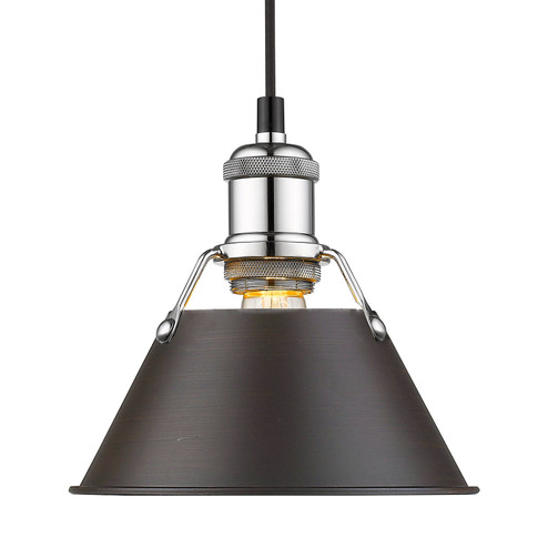 Orwell One Light Mini Pendant in Chrome (62|3306-S CH-RBZ)