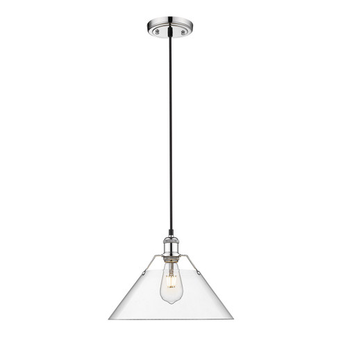 Orwell One Light Pendant in Chrome (62|3306-L CH-CLR)