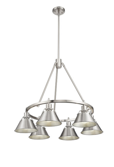 Orwell Six Light Chandelier in Pewter (62|3306-6 PW-PW)