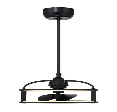 Vesta LED Fan D'Lier in Matte Black (51|23-FD-645-89)