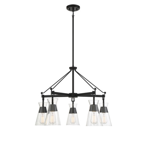 Lakewood Five Light Chandelier in Matte Black (51|1-1832-5-89)