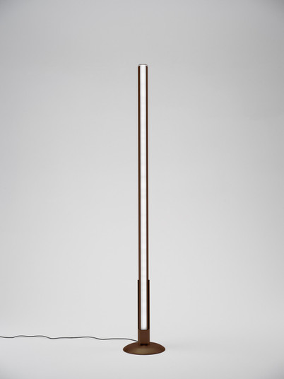 Pencil LED Linear Light with Docking Station in Rust (556|LD0801-DS-R3)