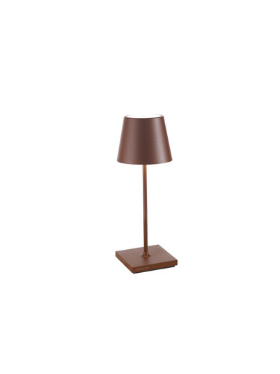 Poldina LED Table Lamp in Rust (556|LD0320R4)