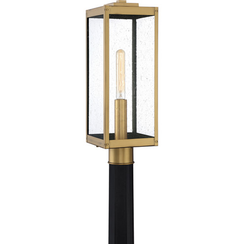 Westover One Light Outdoor Post Mount in Antique Brass (10|WVR9007A)