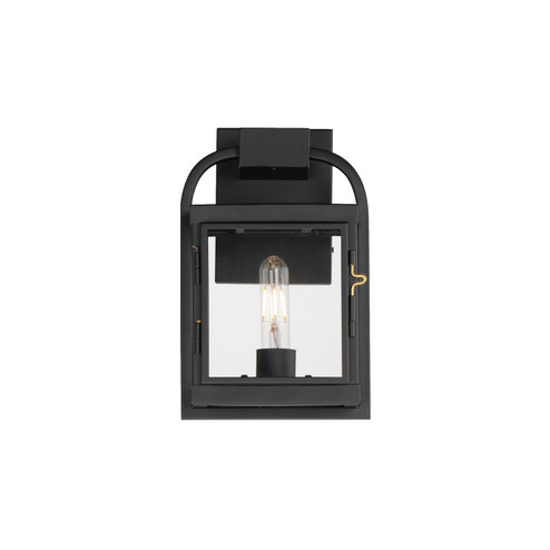 Bonham One Light Outdoor Wall Sconce in Black (16|30801CLBK)