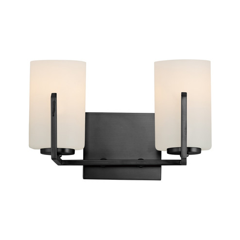 Dart Two Light Bath Vanity in Black (16|21282SWBK)