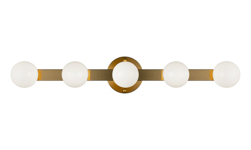 Pizzazz LED Wall Sconce in Aged Gold Brass (423|S14505AG)