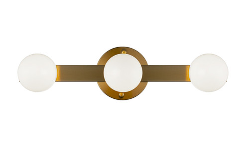 PIZZAZZ LED Wall Sconce in Aged Gold Brass (423|S14503AG)