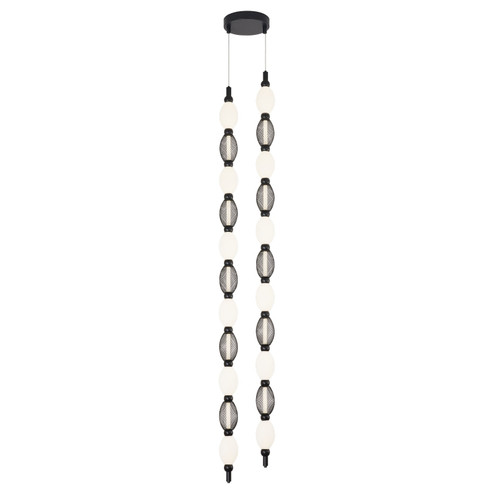 Tentacles LED Pendant in Black (423|C37102BK)
