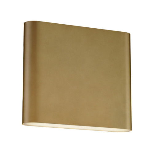 Spartan LED Wall Sconce in Natural Aged Brass (86|E23235-NAB)