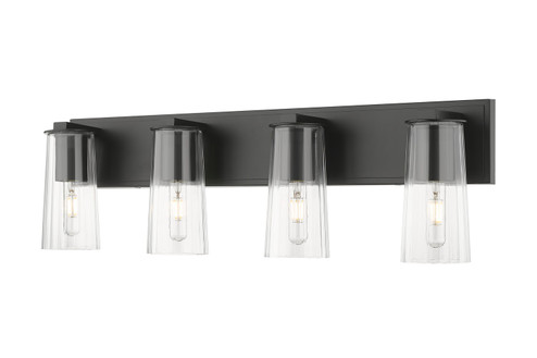 Titus Four Light Vanity in Matte Black (224|826-4V-MB)