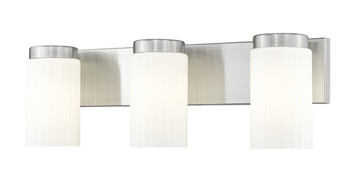 Burk Three Light Vanity in Brushed Nickel (224|746-3V-BN)
