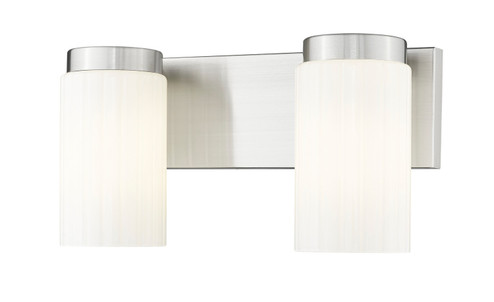Burk Two Light Vanity in Brushed Nickel (224|746-2V-BN)