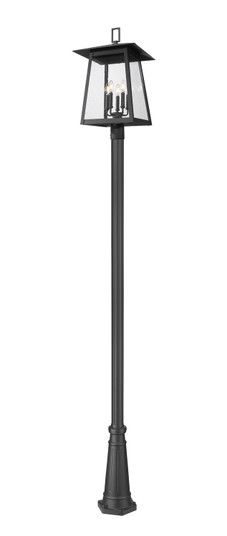 Rainer Five Light Outdoor Post Mounted Fixture in Black (224|5015PHXLR-519P-BK)