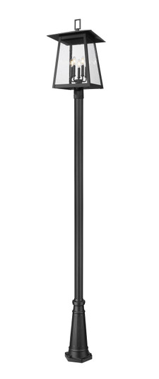 Rainer Five Light Outdoor Post Mounted Fixture in Black (224|5015PHXLR-5011P-BK)