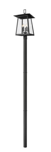 Rainer Five Light Outdoor Post Mounted Fixture in Black (224|5015PHXLR-5009P96-BK)