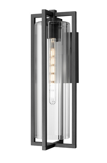 Aura One Light Outdoor Wall Light in Black (224|5013B-BK)