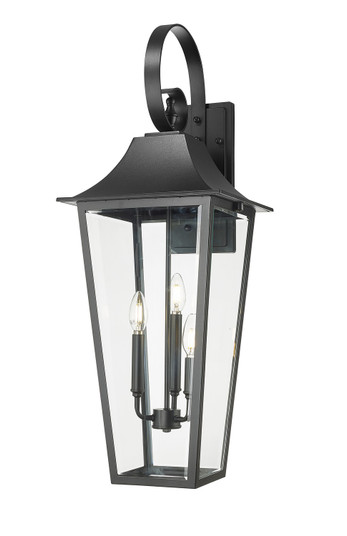 Gannon Three Light Outdoor Wall Light in Black (224|5008XL-BK)