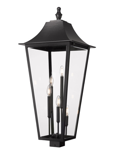 Gannon Five Light Outdoor Post Mount Fixture in Black (224|5008PHXXLS-BK)