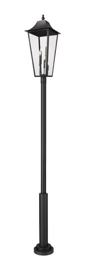 Gannon Five Light Outdoor Post Mounted Fixture in Black (224|5008PHXXLR-5010P-BK)