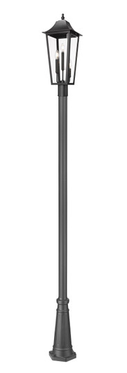 Gannon Three Light Outdoor Post Mounted Fixture in Black (224|5008PHBR-519P-BK)