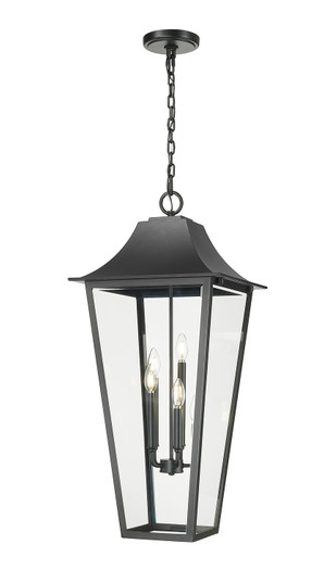 Gannon Five Light Outdoor Chain Mount Ceiling Fixture in Black (224|5008CHXXL-BK)