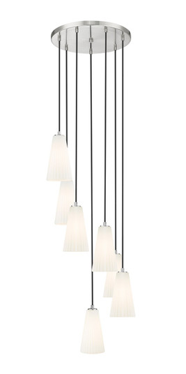 Farrell Seven Light Chandelier in Brushed Nickel (224|3043P6-7R-BN)