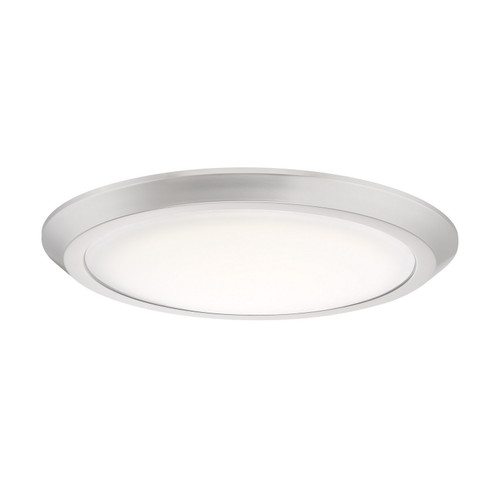 Verge LED Flush Mount in Brushed Nickel (10|VRG1616BN)