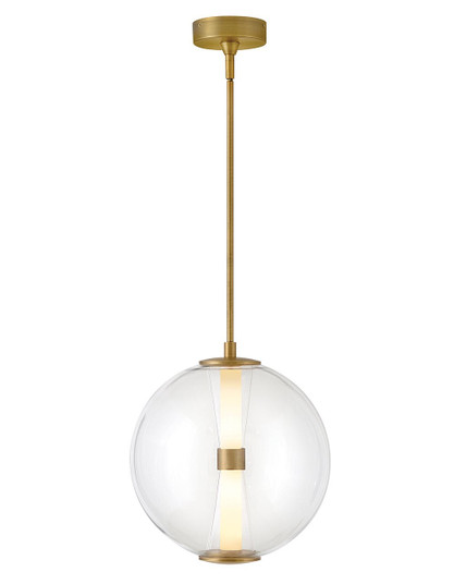 Elin LED Pendant in Lacquered Brass (13|33107LCB)