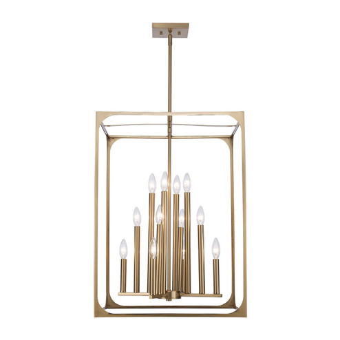 Ruby Ridge 12 Light Pendant in Antique Gold (110|11718 AG)