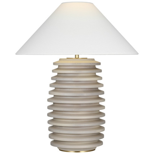 Crenelle LED Table Lamp in Limed Birch (268|KW 3716LMB-L)