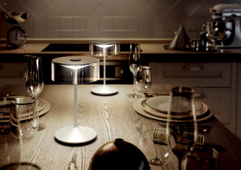 LED Table Lamp in White (556|LD0720B3)