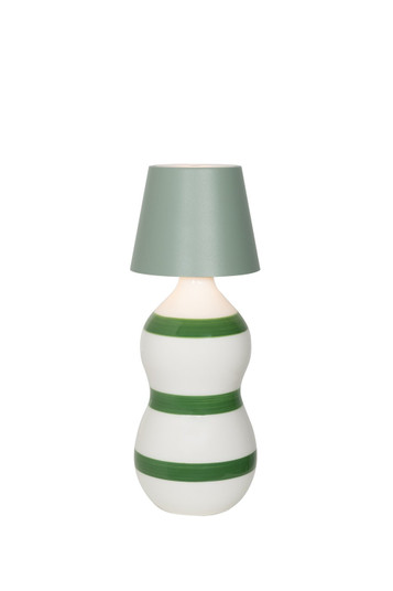 Lido Bottle in Green Bands (556|FAS1505)