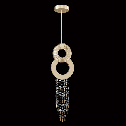 Capri LED Pendant in Soft Gold Leaf (48|951840-1)