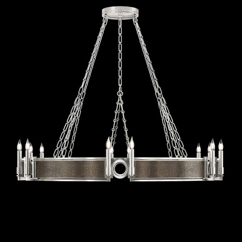 Mirage 12 Light Chandelier in Silver Leaf/Nickel/Pebble (48|100048-421)