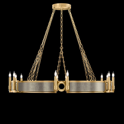 Mirage 12 Light Chandelier in Gold Leaf/Brass/Coco (48|100048-312)