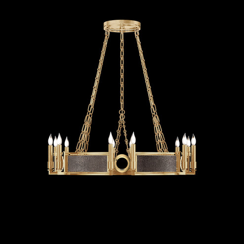 Mirage Chandelier in Gold Leaf/Brass/Pebble (48|100047-311)