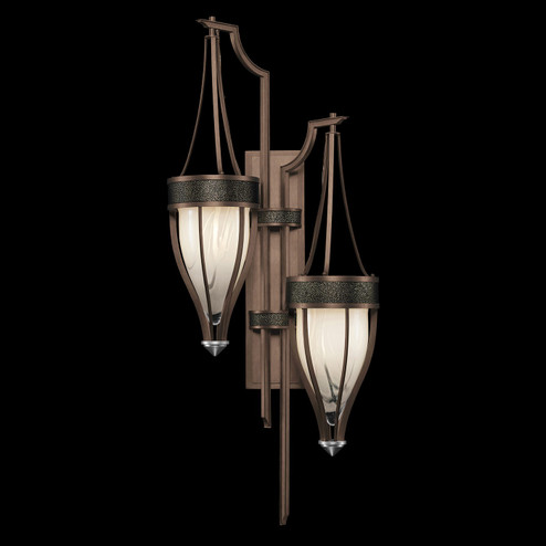 Mirage Two Light Wall Sconce in Bronze/Nickel/Black Knight (48|100046-223)