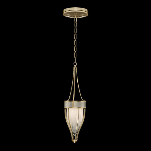 Mirage One Light Pendant in Soft Gold Leaf/Brass/Coco (48|100045-512)
