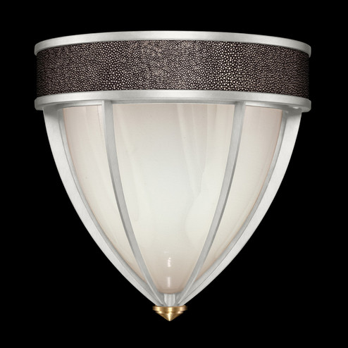 Mirage One Light Wall Sconce in Silver Leaf/Brass/Pebble (48|100043-411)