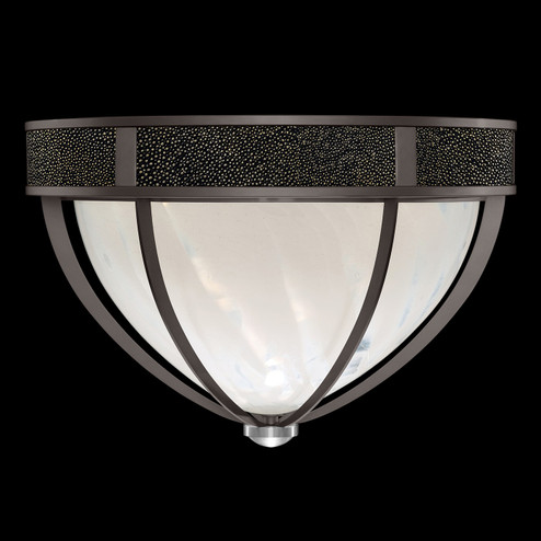 Mirage Three Light Flush Mount in Midnight Steel/Nickel/Black Knight (48|100042-723)