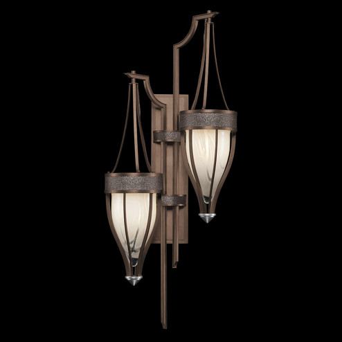Mirage Two Light Wall Sconce in Bronze/Nickel/Pebble (48|100041-221)
