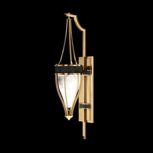 Mirage One Light Wall Sconce in Gold Leaf/Brass/Black Knight (48|100039-313)