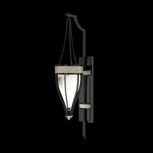Mirage One Light Wall Sconce in Black Iron/Nickel/Coco (48|100039-122)