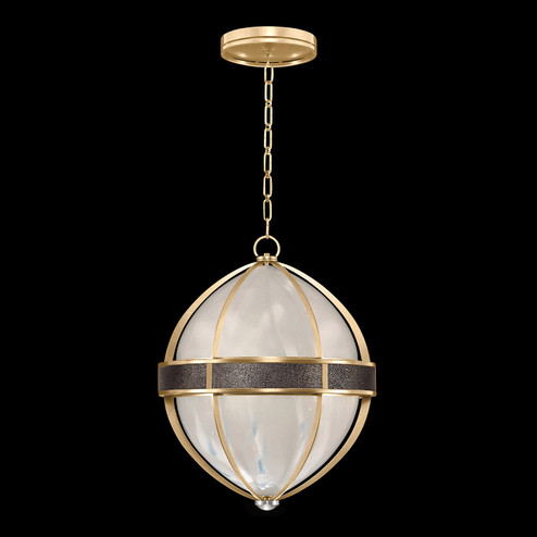 Mirage Three Light Pendant in Gold Leaf/Nickel/Pebble (48|100038-321)