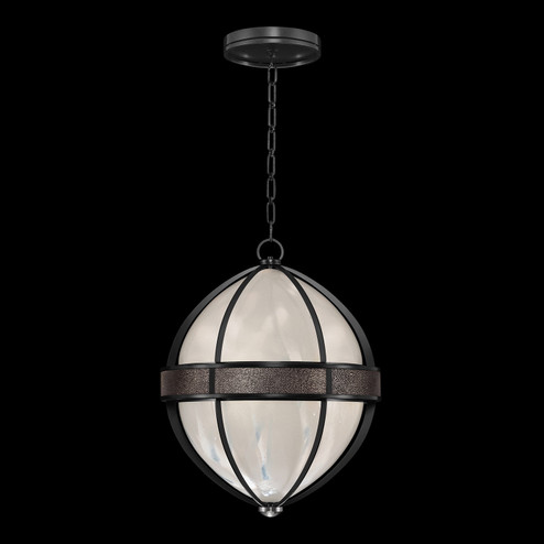 Mirage Three Light Pendant in Black Iron/Nickel/Pebble (48|100038-121)