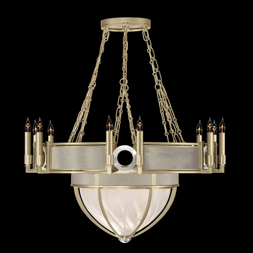 Mirage 15 Light Chandelier in Soft Gold Leaf/Nickel/Coco (48|100037-522)