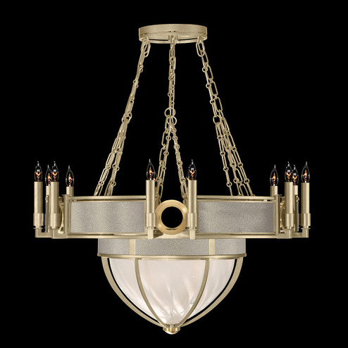 Mirage 15 Light Chandelier in Soft Gold Leaf/Brass/Coco (48|100037-512)